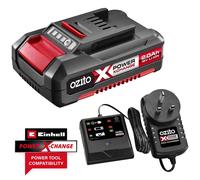 Ozito Genuine 18v Cordless Power X-Change Li-ion Battery 2ah and Eco Charger 2ah