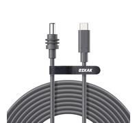 Ozkak Starlink Mini USB C to DC Power Cable 2M, Waterproof, Starlink Mini Accessories Works with 100W+ Power Bank and PD Charger, 18AWG (≈ 0,75mm²)