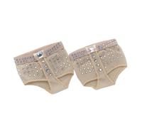 OZLCUA Foot Thongs For Dance Belly Dancing Foot Rhinestone Heel Protector Ballet Dance Socks 1 Pair Toe Pad Belly Dance Accessories Dance Shoes(Skin,39)