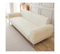 OZLCUA Sofa Armrest Covers 1Set/2pcs Couch Stretch Soft Jacquard Arm Covers Armrest For Sofa - Protect Your Furniture And Enhance Home Decor(WHITE)