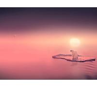 OZLHSP jigsaw puzzle frame 500 pieces Northern Bears Animals 52x38cm