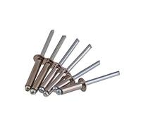 OZLIYY 304 Stainless Steel Round Head Pop Open Hollow Blind Rivets Self-plugging Rivet Decoration Nail Rebite Blindniete(M3.2 (20Pcs),7mm)