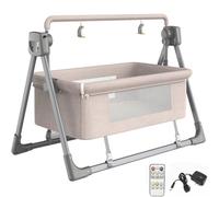 OZLMBERN Baby Crib Multifunctional Electric Cradle Rocking Chair Intelligent Baby Soothing Device Sleeping Basket for Newborns