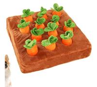 OZLMBERN Dog Toy Pulling Radish Plush Pet Toy Biting Children's Puzzle Radish Vegetable Field Detachable and Washable