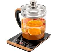 OZLMBERN Health Pot Glass Flower Tea Pot Multifunctional Tea Maker Electric Kettle Decoction Pot Boiling Kettle