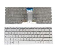OZLNGLH UK US Italian English Notebook Keyboard For HP for Pavilion X360 14-BS 14-BA 14T-BA 14M-BA TPN-W125 Q186 Q189 Q187 C131 L50382-001 Easy to replace(IT Italian white)