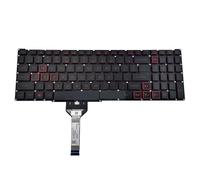 OZLNGLH US RU Red Backlit Russian Keyboard for Acer for Nitro 5 AN515-57-73DH 584Y AN515-56-7183 Gaming Laptop English Backlight LG5P_N10BRL Easy to replace(US Red Backlit)