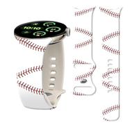OZLNKPJL Bands Compatible with Pixel Watch 4/3 41mm, Pixel Watch 2/1 Band for Women,Adjustable Silicone Waterproof Straps, Dressy Replacement Watch Band,Baseball