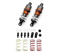 OZLZHJ 1/10 1 Pair Of Metal Hydraulic Shock Absorbers RC Remote Control Car Flat Racing Drift Car (67Mm)(Purple)