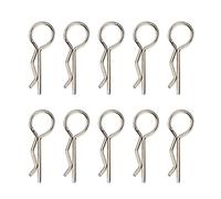 OZLZHJ 10PCS RC Car Shell Body Clips R Pin Buckles for Axial SCX6 Arrma Kraton 1/5 1/6 1/7 1/8 RC Car Parts,F