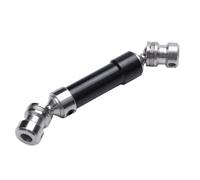 OZLZHJ 1Pcs Metal Rear Center Drive Shaft CVD Transmission Shaft for 1:12 12428 12423 RC Car Short Course Desert Off-Road Black