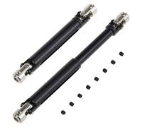 OZLZHJ 2pcs Universal Drive Shaft for SCX10 4WD RC 1/10 Off-Road Car Hsp 94180 Rock Crawler(Black)