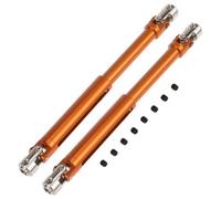 OZLZHJ 2pcs Universal Drive Shaft for SCX10 4WD RC 1/10 Off-Road Car Hsp 94180 Rock Crawler(Orange)