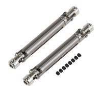 OZLZHJ 2pcs Universal Drive Shaft for SCX10 4WD RC 1/10 Off-Road Car Hsp 94180 Rock Crawler(Titanium)