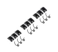 OZLZHJ 3set Aluminum Clutch Shoes Springs for 1/8 RC Models Car Truck Friction Plate Parts(Black)