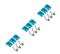 OZLZHJ 3set Aluminum Clutch Shoes Springs for 1/8 RC Models Car Truck Friction Plate Parts(Blue)
