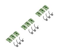 OZLZHJ 3set Aluminum Clutch Shoes Springs for 1/8 RC Models Car Truck Friction Plate Parts(Green)