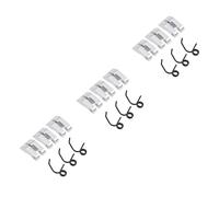 OZLZHJ 3set Aluminum Clutch Shoes Springs for 1/8 RC Models Car Truck Friction Plate Parts(Silver)