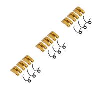 OZLZHJ 3set Aluminum Clutch Shoes Springs for 1/8 RC Models Car Truck Friction Plate Parts(Yellow)