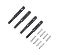 OZLZHJ 4 Pcs Hard Steel Front Rear Portal Stub Axle Drive Gear Shaft for Axial Capra Currie F9 Axle SCX10 III AR45 Axle
