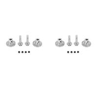 OZLZHJ 8Pcs Steel Front And Rear Axle Gear Drive Shaft Gears Set For WPL B24 B36 C14 C24 MN D90 MN99S Upgrade Parts