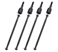 OZLZHJ 8pcs Steel Metal Drive Shaft 89.5mm(90) Dogbones 08029 & Stub Wheel Axle 02033 for Redcat HSP 1/10 Monster Truck 94111 HSP 94108(Black)