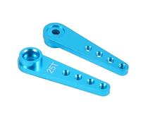 OZLZHJ A04F-20PCS 37Mm 25T Metal Extension Steering Servo Arm Horn For RC Car Crawler Parts,Blue