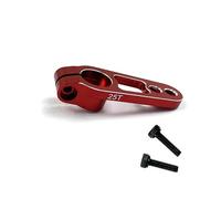 OZLZHJ Aluminum Alloy 25T Servo Horn Arms 25 Teeth Spline M3 Clamp Steering for Futaba Savox Power HD Moto D4 Drift Climbing RC Car(Red)
