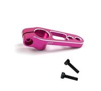 OZLZHJ Aluminum Alloy 25T Servo Horn Arms 25 Teeth Spline M3 Clamp Steering for Futaba Savox Power HD Moto D4 Drift Climbing RC Car(Magenta)