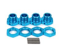 OZLZHJ Aluminum Alloy Hex Combiner 94762 94081 Wheel Hub 17mm Hexagon Adapter Metal Hex Nut 81011 for HSP 1/8 RC Cars(Blue)