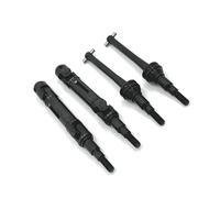 OZLZHJ FOR MJX 14209 14210 4pcs Metal Front and Rear Drive Shaft CVD Driveshaft 1/14 RC Car Upgrade Parts Accessories(Black)