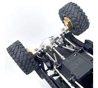 OZLZHJ For MJX H12Y H12Y+ Remote Control Car Metal Upgrade Front And Rear Axle Shell Brass Cup C Seat Bridge Cover(Rear-R)