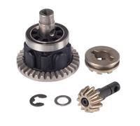 OZLZHJ Front Rear Differential Ring Gear & Pinion Gear Assembly for Trx4 Trx6 1/10 RC Crawler Car Upgrade Parts