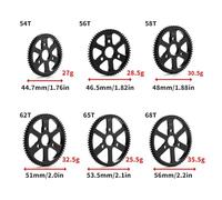 OZLZHJ Harden Steel 54T/56T/58T/62T/65T/68T Main Spur Gear 0.8M 32P 3960 for Traxxas 1/10 Summit E-REVO E-Maxx RC Car Upgrade Parts(58T)