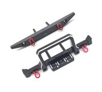 OZLZHJ Metal Front Rear Bumper For 1/10 RC Crawler Car MN999 MN222 TRX4 SCX10 90046 90047 RC Car Upgrade Parts