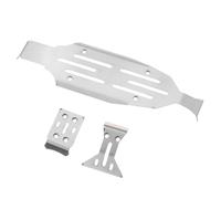 OZLZHJ Metal Stainless Steel Chassis Armor Guard Protection Protector Skid Plate For LOSI 1/24 Micro-B Buggy Upgrade Parts Accessories(1 Set)