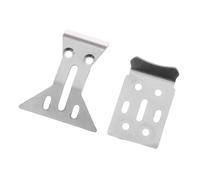 OZLZHJ Metal Stainless Steel Chassis Armor Guard Protection Protector Skid Plate For LOSI 1/24 Micro-B Buggy Upgrade Parts Accessories(A)