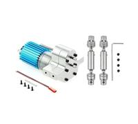 OZLZHJ Metal Transmission Gearbox 370 Motor with Drive Shaft Upgrade Accessories for WPL C14 C24 B24 B36 MN D90 MS RC Car(S-R)