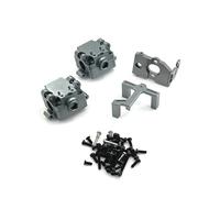 OZLZHJ Metal Upgrade, Gearbox, Motor Base, Steering Gear Base, For WLtoys 1/28 284161 284010 284131 K989 K969 K979 P929 RC Car Parts(Dark Grey)