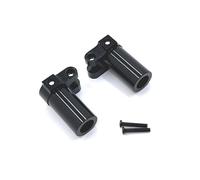 OZLZHJ Metal upgraded rear axle axle cup for MN 1/12 MN128 MN86 G500 remote control car(Black)
