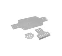 OZLZHJ MJX Hyper Go 1/7 7303 Metal Stainless Steel Chassis Armor Guard Protection Protector Skid Plate RC Car Upgrade Parts
