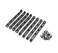 OZLZHJ RC Car Chassis Fastening Rod Kit For 1/12 MN78 MN82 RC Car Upgrade Accessories(Black)