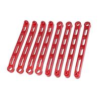 OZLZHJ RC Car Chassis Fastening Rod Kit For 1/12 MN78 MN82 RC Car Upgrade Accessories(Red)