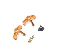 OZLZHJ Remote Control Car Parts Metal Upgrade and Modification Front Steering Cup Fit For Weili 1/10 104001 104002(Yellow)