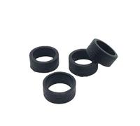 OZLZHJ Upgrade 24mm Color Racing Tires For WLtoys 1/28 284131 k969 K979 K989 K999 p929 p939 RC Car Parts(Black)