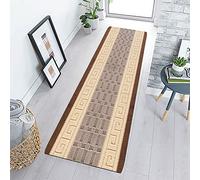 OZMIC Large Door Mats Indoor - Super Absorbent floor Mat for Floor with Gel Back - 60 x 110 cm, Brown Beige Door Mat - Non Slip Washable Door Mats Runner Rug Floor Mats for Kitchen