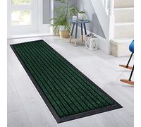 OZMIC Runner Rug Outdoor Mats for Front Door - Non Slip PVC Backing Rubber Matting Washable Carpet Runners Anti Fatigue Barrier Mat - 60 x 180 cm, Green