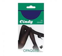 Ozmoint 70 Denier Opaque Tights With Spandex by Cindy (UK, Alpha, M, Regular, Regular, Black)