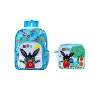 Ozmoint Children's Character 2 Piece Set - Backpack with side pocket Boys Girls School Travel (Bing)