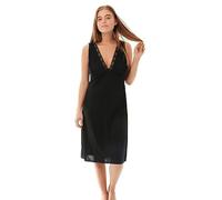 Ozmoint Ladies Full Slip Built Up Shoulder Anti Static By Lady Olga - Made in United Kingdom (22, Black)